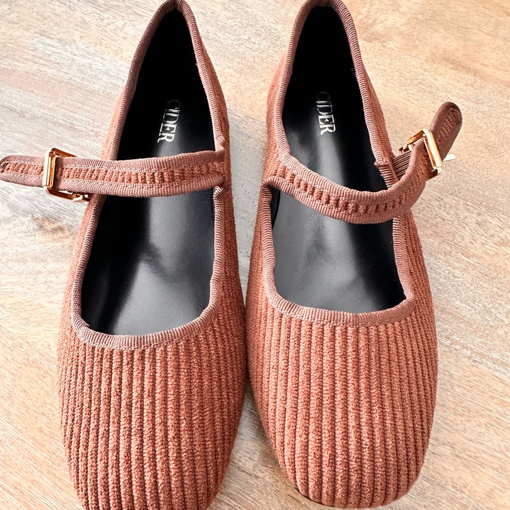 ❌SOLD ❌ Cider Corduroy mory Brown Mary Jane Shoes - Picture 5 of 6